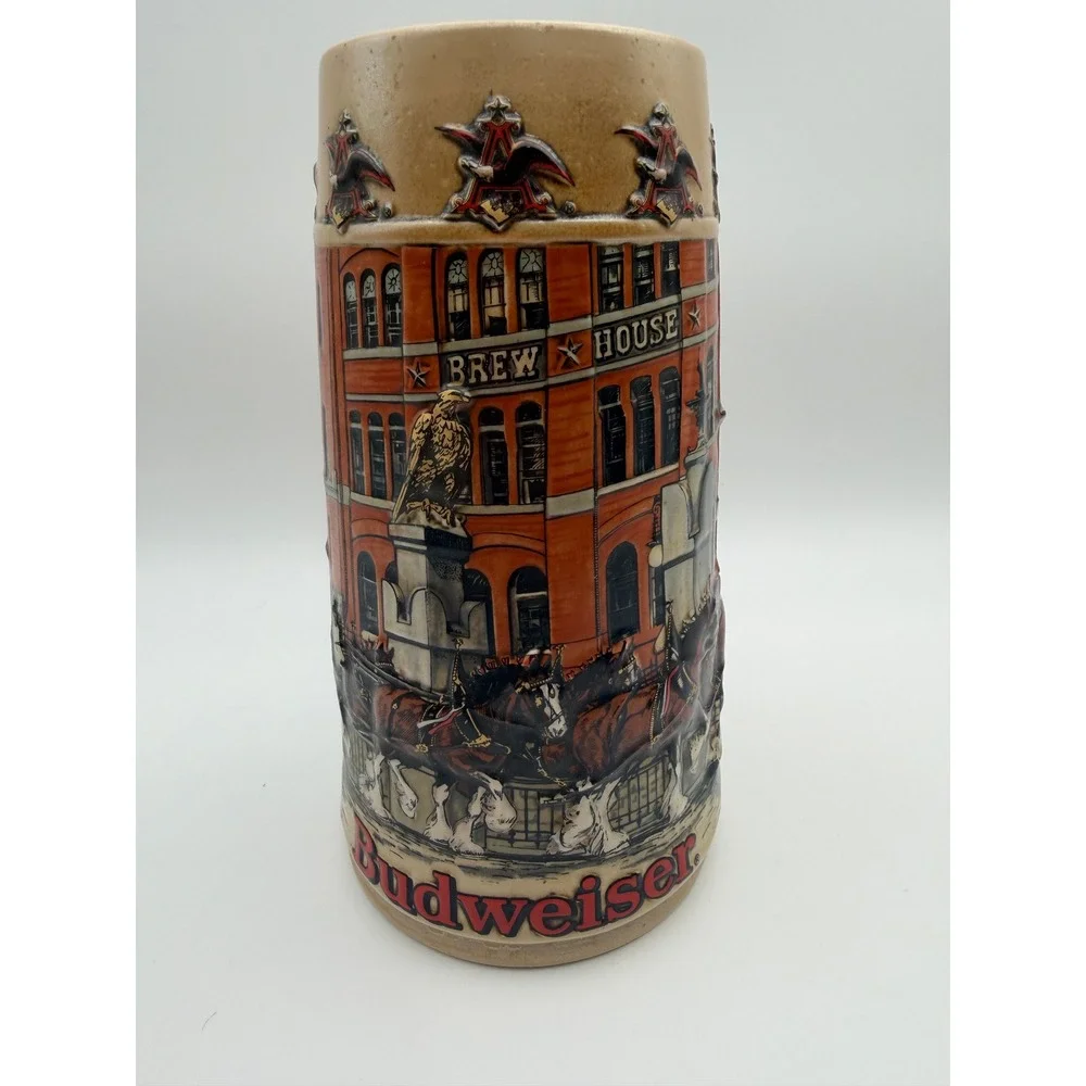 Budweiser St Louis Brew House Stein National Historic Landmark Series Ceramarte